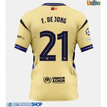 Maglie da calcio Barcelona Frenkie de Jong #21 Seconda Maglia 2025-26 Manica Corta
